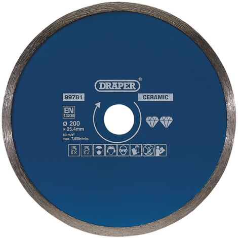 Continuous Diamond Blade, 200mm (99781) (1/5)