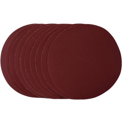 Sanding Discs, 180mm, Hook & Loop, 320 Grit, (Pack of 10) (56371) (1/5)