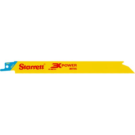 B818-5 Bi-Metal Reciprocating Blade, Metal Straight 203mm 18 TPI (Pack 5) - STRB8185