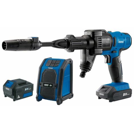 D20 20V Pressure Washer, D20 20V Wireless Speaker with 1x 2Ah and 1x 3Ah (94796)