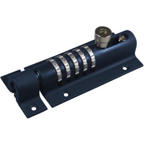 Squire CombiBolt 5 Re-Codable Combination Locking Bolt, Black, 150mm