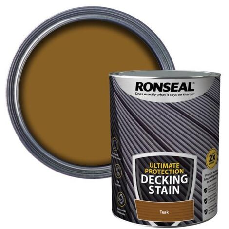 Ultimate Protection Decking Stain Rich Teak 2.5 litre - RSLNUDSRT25L