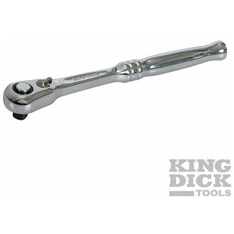 King Dick Full Chrome Reversible Ratchet SD 60 Teeth 1/4