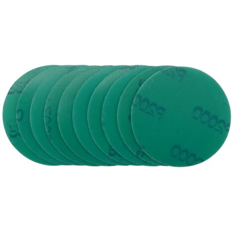 Wet and Dry Sanding Discs with Hook and Loop, 75mm, 2000 Grit (Pack of 10) (11952) (1/5)