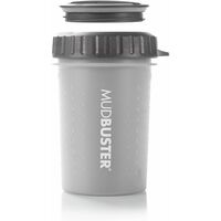 Dexas Lidded MudBuster Medium Light Grey 265130