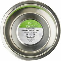 Happy Pet Stainless Steel Pet Bowl 21.5cm 8.5 1400ml 266337
