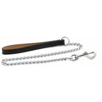 Ancol Heavy Chain Lead TH Handle Black 91cm - 31661
