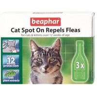Beaphar Cat Spot On 12 Week 3 Vial - 22062