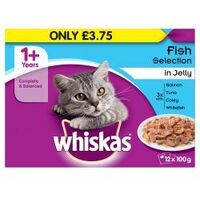 Whiskas Pouch Fish £3.75 12 Pack - 100g - 410907