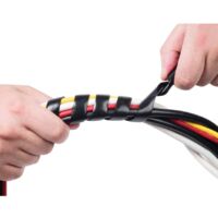 D-Line Black Cable Tidy Wrap 2.5m - DL64556