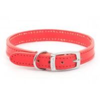 Ancol Leather Collar Red - 12 - 870110