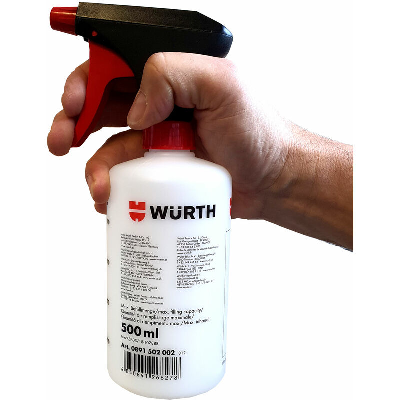 Würth Schaum Pumpsprühflasche 1,5 Liter Drucksprüher Pumpflasche  Handsprüher Pumpsprüher Reinigungssprüher Schaumpistole : : Garten