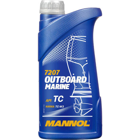 Mannol Motoröl Outboard Marine 2-Takt TC-W3 Premium 1 Liter Typ 7207
