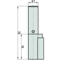 BASI Schlüssellochsperrer/Steckschloss SS12 für Buntbartschlösser  (Zimmertüren) Zylinder Ø 7 mm: Tests, Infos & Preisvergleich