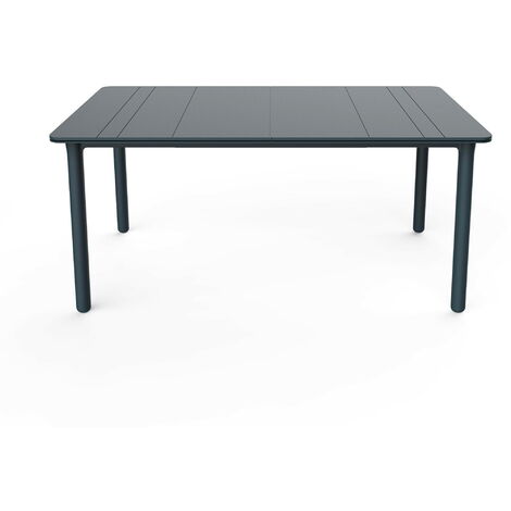 Mesa rectangular exterior 160x90 gris oscuro - gris oscuro NOA garbar