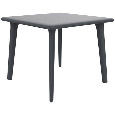 Mesa cuadrada exterior 90x90 gris oscuro DESSA Resol