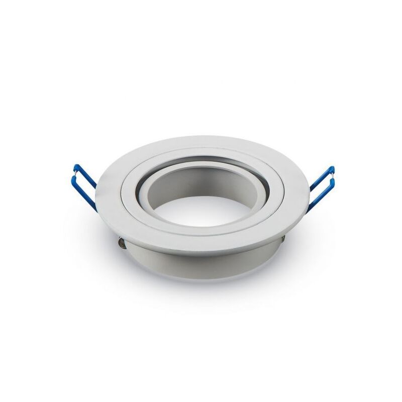 Portafaretto LED Montaggio A Plafone Quadrato GU10 E GU5.3  MR16  Corp In Gesso Bianco