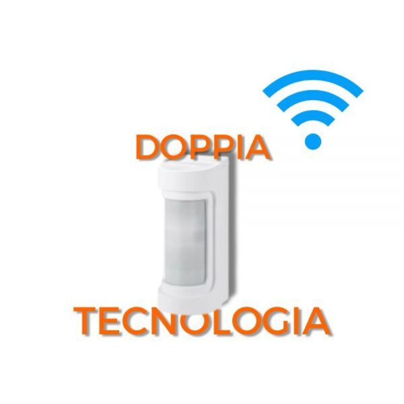 Sensore PIR Doppia Tecnologia DETECH SNIPER-W - 15 Mt Grado 2 Antimask Blind