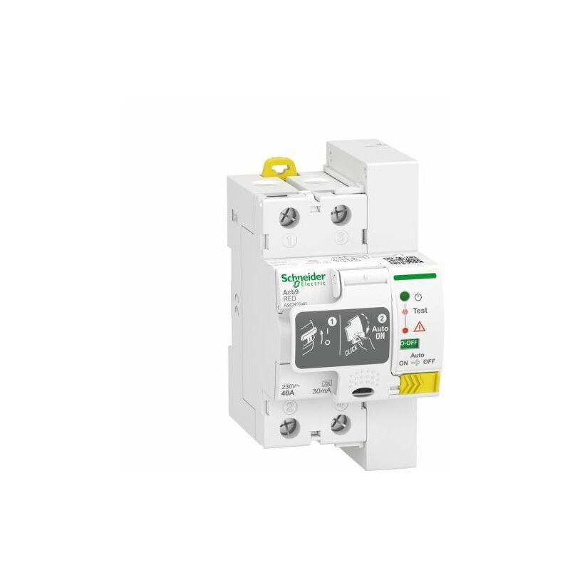 OMNIUM ELECTRIC - Interruttore Differenziale Magnetotermico Con Riarmo Automatico 2P 40A 30mA Classe A Superimmunizzato 6kA