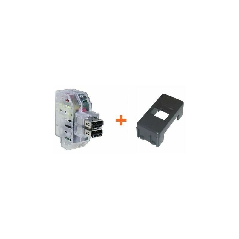 Am5285C2 Presa Caricatore Usb 2M Colore Bianco Matix
