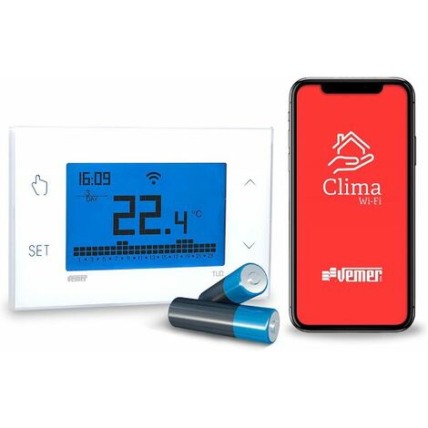 Verplaatsbare mini wifi thermostaat met wifi ontvanger voor infraroodpaneel Verplaatsbare mini wifi thermostaat met wifi ontvanger voor infraroodpaneel