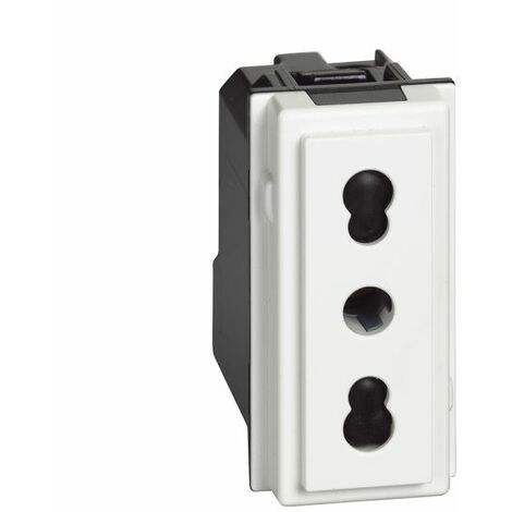 BTICINO LIVING NOW Presa Bipasso 16A 250V 1 Modulo Colore Rosso KR4180 - 2
