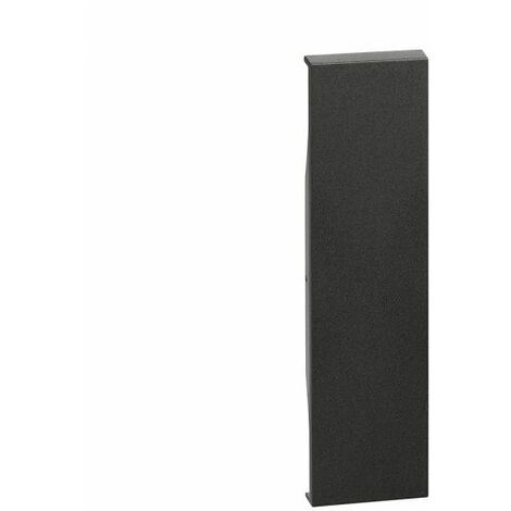 BTicino Living NOW Cover nera per falsi poli 1 modulo - KG00