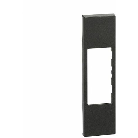 BTicino Living NOW Cover nera per connettori RJ, A/V e lampada di sicurezza - KG07