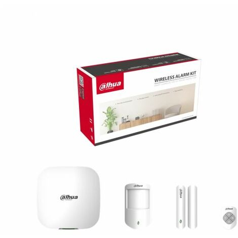 Dahua kit di allarme Centrale HUB Wi-fi GSM + Rilevatore + Contatto + Telecomando - ART-ARC3000H-03-GW2-868