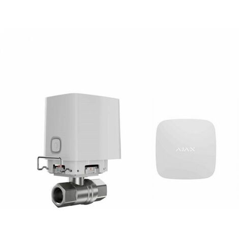Ajax Valvola dell'acqua intelligente wireless WaterStop (1" valve) + AJAX LeaksProtect - 52267
