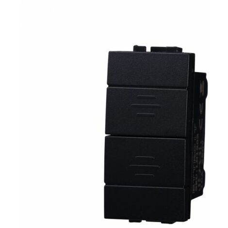 Ettroit serie Space Interruttore Interblocco Saliscendi Tapparella Compatibile Bticino Living international - LN1204