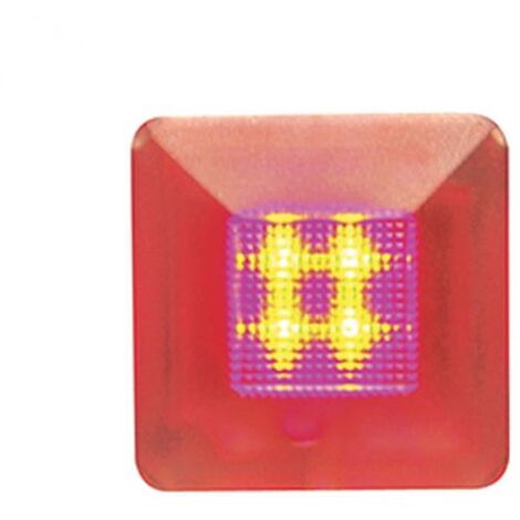 Unitek Super LED Ripetitore ottico spia Rossa IP67 12/24Vcc - UTKRO504NRL