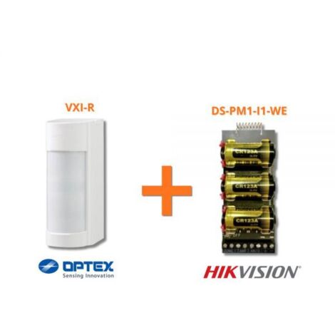 Hikvision Optex VXI-R infinity radio sensore infrarosso esterno + Trasmettitore - DS-PM1-I1-WE