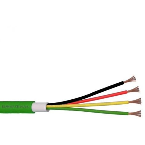 Elan cavo automazione cancelli 4x0,50 100% rame doppia guaina GR2 100mt - 040451