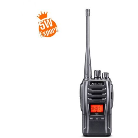 Midland G13 ricetrasmittente professionale Export 5W PMR 446 Mhz - C1462