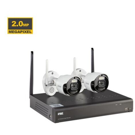 Urmet KIT IP WiFi, NVR 8CH Telecamere WiFi 2Mp con effetto deterrenza - 1098/820