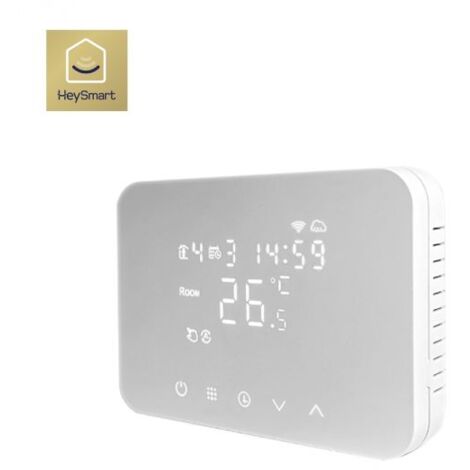 ISNATCH Termostato Smart wi-fi Soft touch 230V bianco - HEYTERMO+ 49683034
