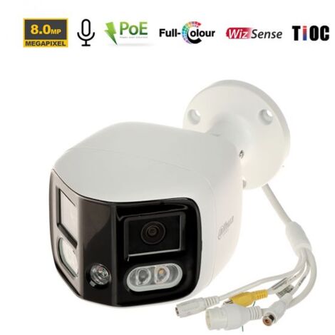 Dahua Telecamera bullet 180° IP TiOC 8Mp Ottica 2,8 mm - IPC-PFW3849S-A180-AS-PV T
