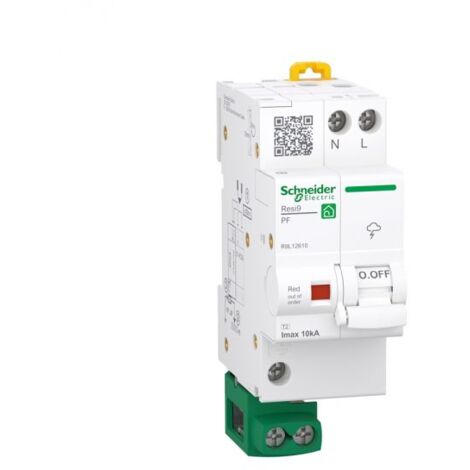 Schneider Limitatore di sovratensione 1P + N 10 kA Resi9 - R9L12610