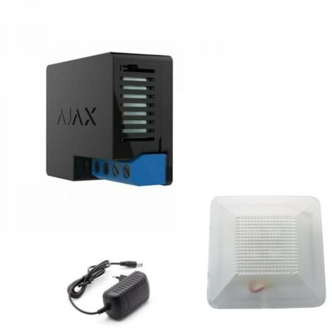 Ajax Rele wireless 12V + LED BLU + Alimentatore - RELAY - 38204 - 11035