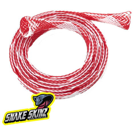 SNAKE SKINZ proteggi e salva cavo bianco-rosso - CANUCK