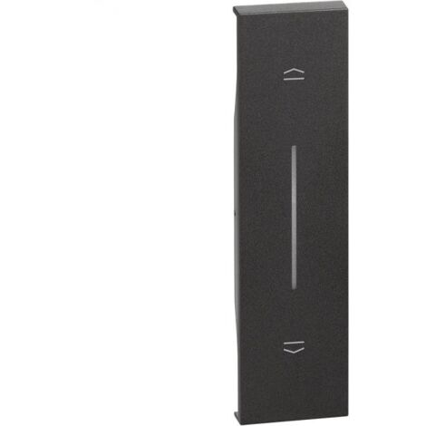Bticino Cover Nero illuminabile per pulsante interbloccato K4037N - KG05