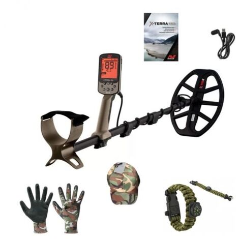 Minelab Metal Detector X-Terra Elite multifrequenza simultanea (Survival pack)