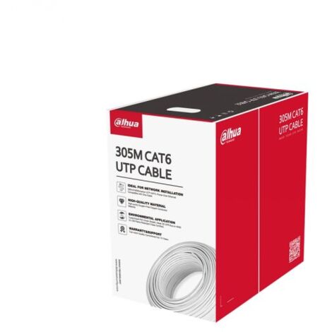 Dahua Matassa di cavo UTP cat.6 PVC 305Mt - PFM920I-6UN-C