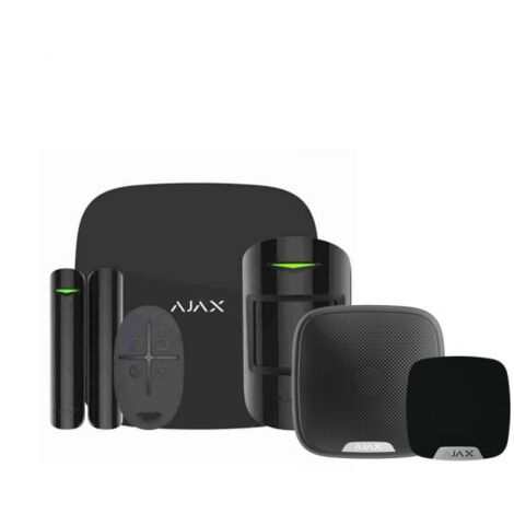 Ajax Kit antifurto wireless nero HUB GSM(2G) + SENSORE + SIRENE + CONTATTO - 38169 - 20287