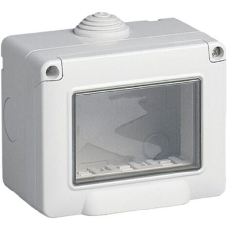 Mapam scatola portafrutti da parete Idrobox 3 moduli IP55 compatibile Bticino Living Light 24503 -  ART - A8203 - BI