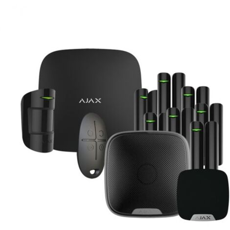 Ajax Kit antifurto wireless nero HUB GSM(2G) + SENSORE + SIRENE + 7 CONTATTI - 38169 - 20287
