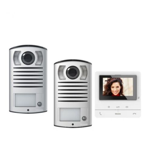 Bticino kit video citofono mono famigliare doppio ingresso 2 fili Linea 2000 - 364613/A