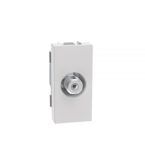Bticino MatixGo Connettore coassiale TV tipo F Bianco - JW4202F
