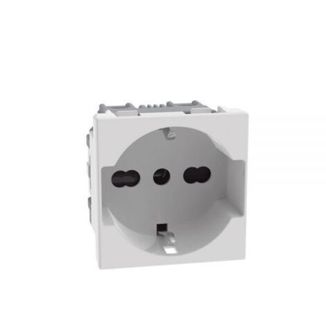 Bticino MatixGo Presa Unel Shuko P40 2 P+T 16 A 250Vac Bianco - JW4140A16
